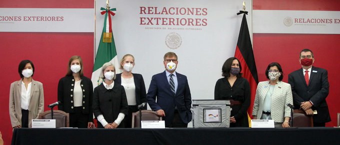 Alemania dona a México 100 mil pruebas para detectar COVID-19