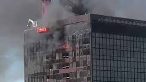Se registra incendio en el World Trade Center de Bruselas