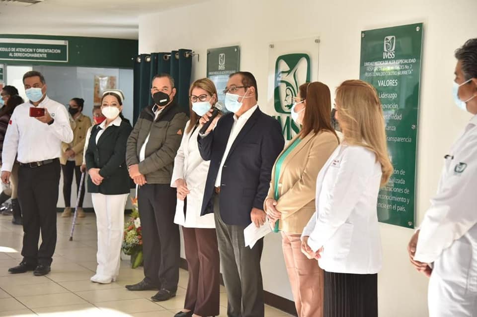 DEVELA ALCALDE MARISCAL ALVARADO PLACA HONORÍFICA MIGUEL HIDALGO OTORGADA A LA UMAE