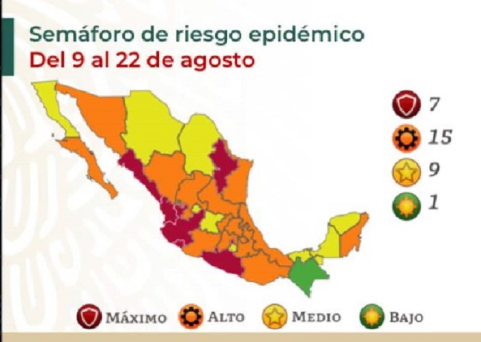 Sonora en semaforo Naranja por aumento de casos COVID ...