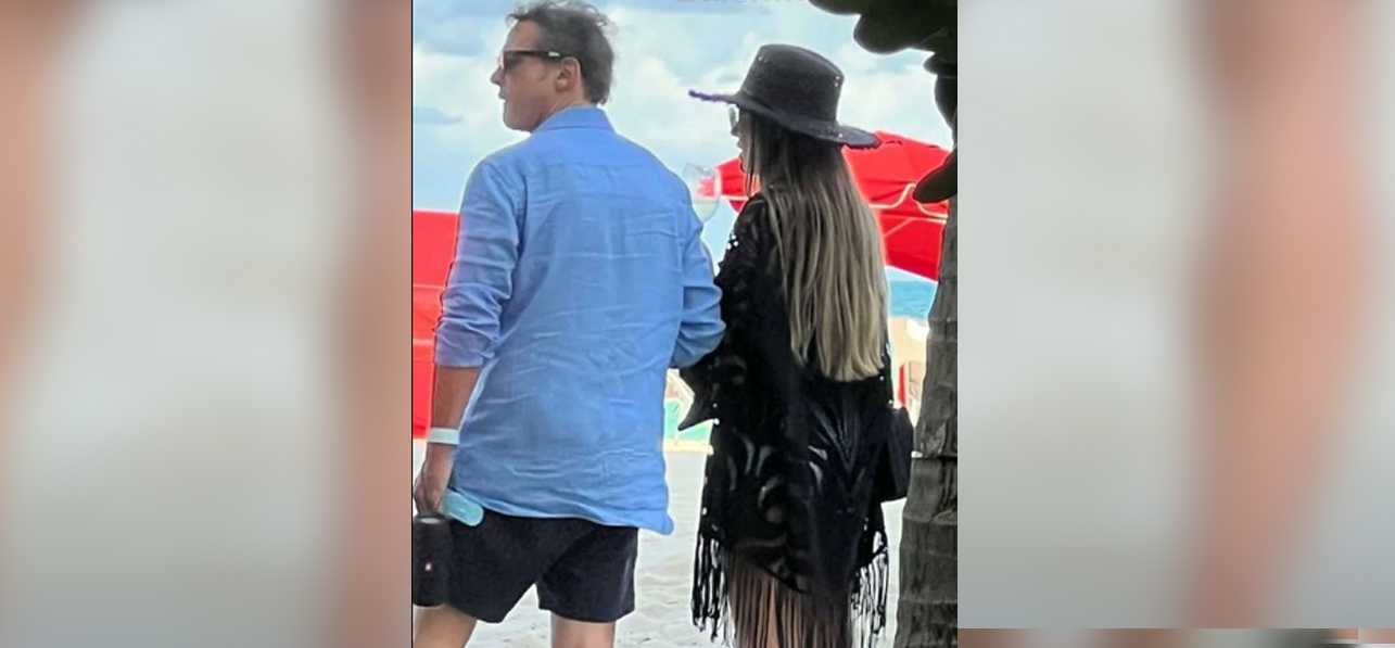 ¡Estrena romance! Luis Miguel es captado con misteriosa mujer en la playa | VIDEO