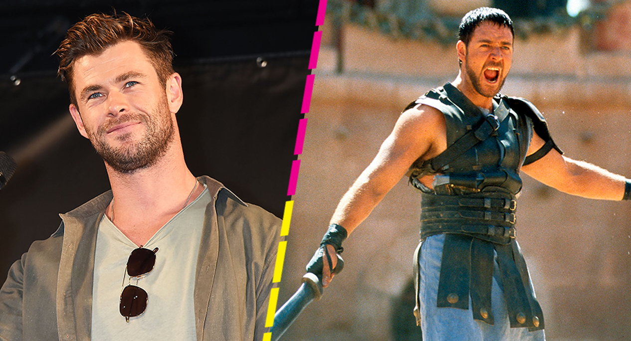 Chris Hemsworth será el siguiente ‘Gladiador’: Russell Crowe quiere que sea su hijo en la secuela