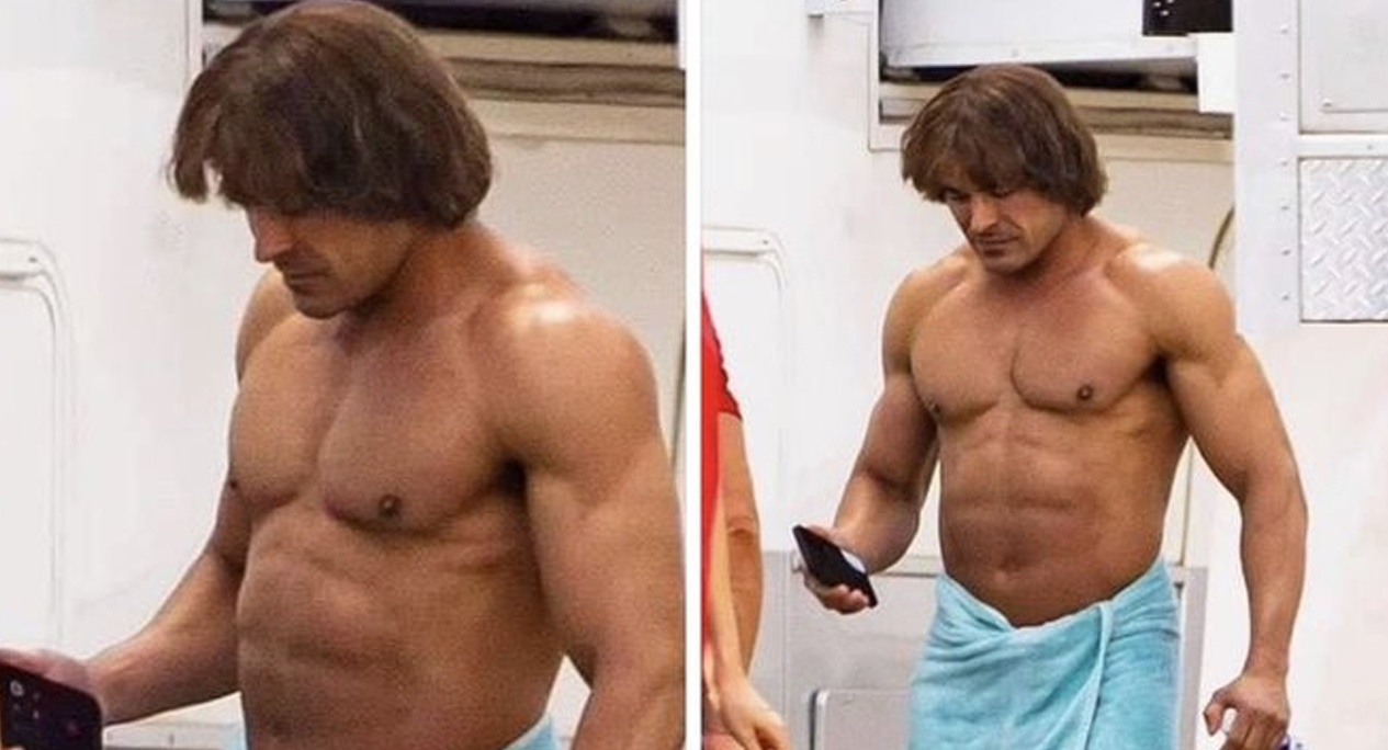 ¡Irreconocible! Así es el impactante cambio físico de Zac Efron para su nueva película