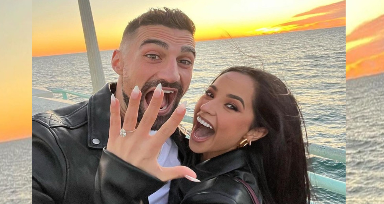 Le llegó la hora a Becky G: tras 6 años de noviazgo, acepta anillo de compromiso