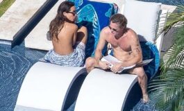 Brad Pitt e Inés de Ramón pasaron año nuevo en playa de México