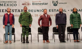 Se reúne López Obrador con personal del Bienestar en Hidalgo a puerta cerrada