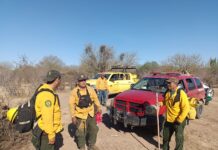 Combate Bomberos Tres Incendios Forestales en área rural