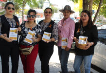 Con volanteo recuerda instituto de la mujer el “día naranja”