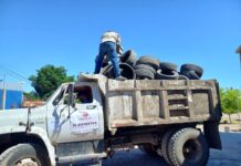 Sacan navojoenses de sus patios otra 11 tonaladas de cacharros