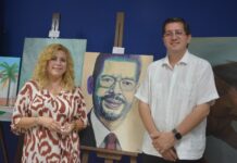 Inauguran exposición de pinturas “100 años de Navojoa como ciudad”