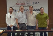 Clausura Alcalde de Navojoa reunión del consejo de cuenca del Río Mayo