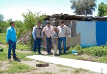 Llegan apoyos a familias afectadas por lluvia en Comisaría de Bacabachi