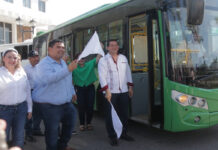 Recibe Navojoa cuatro unidades para el transporte público