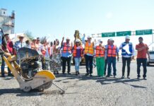 Arranca rehabilitación de puentes elevados con banderazo del alcalde Elías Retes