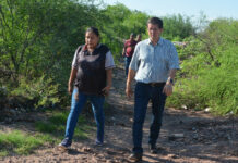 Trabajan en reparar daños por lluvia en Bacabachi y Chirajobampo