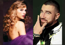 Revelan foto de Taylor Swift acurrucada junto a Travis Kelce