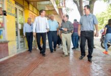 Entrega patronato de parquímetros al Municipio trabajos de modernización del centro de Navojoa