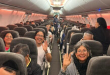 Parte el primer avión de la Sedena con 135 mexicanos rescatados de Israel