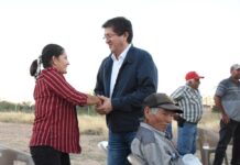 Agradecen vecinos del Ejido 21 de MARZO visita del Alcalde Jorge Alberto Elías Retes