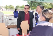 Efectúan en colonia tierra y libertad una feria de salud contra adicciones