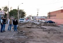 Supervisa Jorge Alberto Elías Retes obras que se realizan en diversos sectores de Navojoa