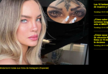 Belinda reaparece en redes y comparte foto de sus ojos; aseguran podría ser indirecta al tatuaje de Nodal