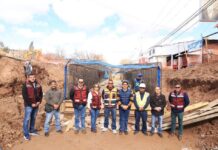 Construye mano de obra nogalense el embovedado de la Avenida Tecnológico