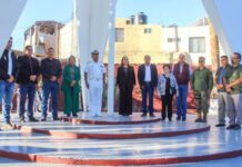 Celebra Ayuntamiento de Guaymas Día de la Bandera.