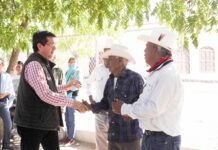 Reconoce Gobernador Tradicional de Cocoraque apoyo de Jorge Elías Retes