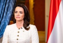 Renuncia la presidenta de Hungría tras escándalo político