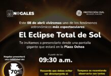 Invitan a presenciar el Eclipse en la Plaza “Ochoa” el lunes