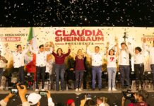 La gente del Sur de Sonora arropa a Claudia Sheinbaum