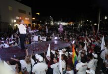 Arropan a Jorge Elías Retes más de 14 mil navojoenses en cierre de campaña