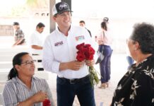 Reciben en comunidades rurales con los brazos abiertos a Jorge Elías Retes
