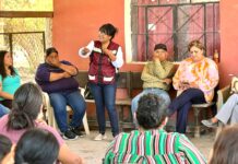 Constata Alma Higuera en el Caro, Huatabampo; la generosidad de la Cuarta Transformación.