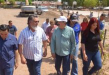 Supervisa Presidente obra de construcción de parque recreativo y centro comunitario en la colonia chapultepec