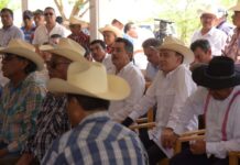 Se reúnen alcalde y gobernador con etnia Yaqui para establecer acuerdos conforme al plan de justicia