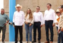 Acompaña el presidente de Navojoa Elias Retes al gobernador Alfonso Durazo en Historica inauguración del acueducto Macoyahui-Álamos