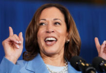 Kamala Harris hace su primera aparición pública tras respaldo de Biden