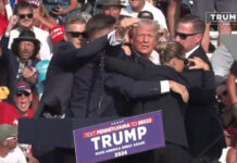 Le disparan a Donald J. Trump, durante su mintin
