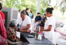 Atiende Jornada Comunitaria Médica y de Servicios a más de 500 en Tesia