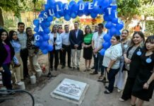 Presente alcalde Javier Lamarque resguardo de cápsula del tiempo en secundaria general número 4