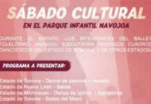 Sábado Cultural en el Parque Infantil de Navojoa.
