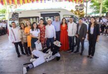 Entrega SEC vagoneta en beneficio de las y los estudiantes del CBTA 197 de Providencia
