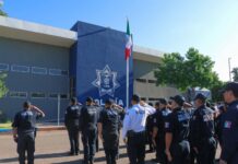 Recibe SSPM inicio de mes patrio con lunes cívico