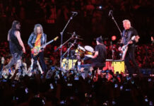 Ofrece Metallica explosiva velada en el Estadio GNP