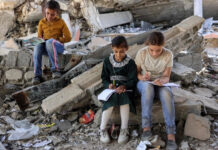 Cumplir con tareas, pese a todo en Gaza