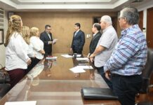 Toma protesta alcalde de Cajeme a director general de la Promotora Inmobiliaria
