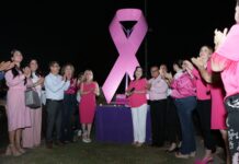 Navojoa se “PINTA DE ROSA” EN LA LUCHA CONTRA EL CÁNCER DE MAMA