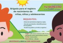 Invitan a BRIGADA DE REGISTRO DE NACIMIENTO DE NIÑAS, NIÑOS Y ADOLESCENTES